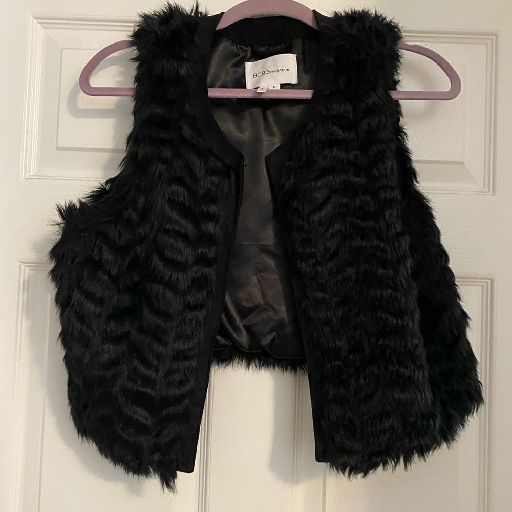BCBGeneration fur vest